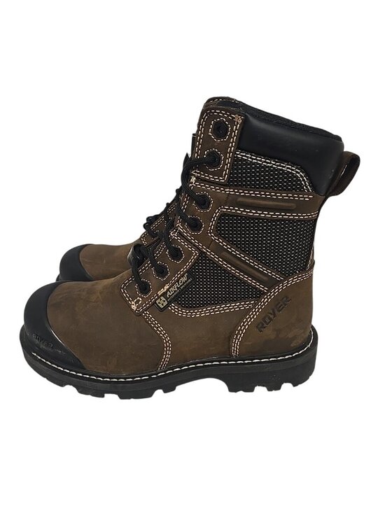 Royer Men\'s 8\'\' Metal-Free Comp Toe Comp Plate Work Boots 8680FLX Brown 9M main image 2
